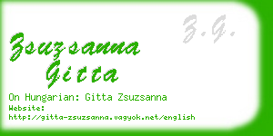 zsuzsanna gitta business card